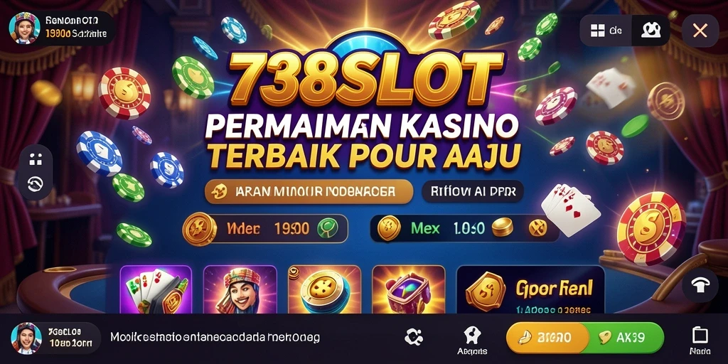 Tampilan gameplay 738SLOT yang mengesankan dan penuh warna.