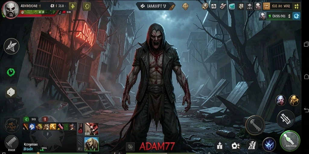 Gameplay menyeramkan di ADAM77 dengan suasana mencekam.