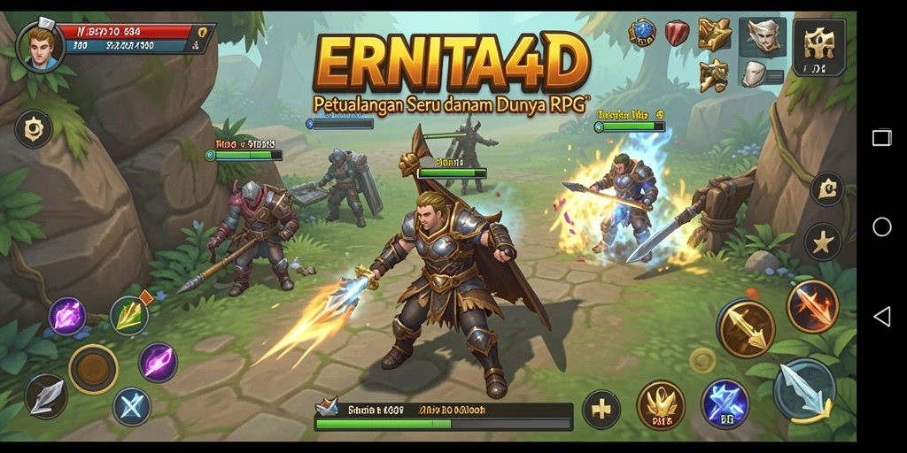 Gameplay dinamis dan grafis menawan dalam ERNITA4D.