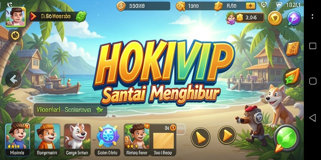 Tampilan gameplay HOKIVIP yang menghibur dan menarik.