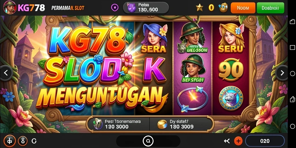 Screenshot gameplay KG778 menampilkan keseruan permainan Slot.