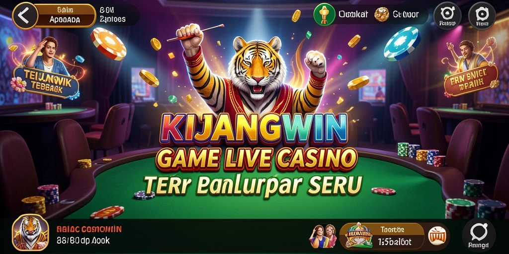 Tampilan menarik dari gameplay KIJANGWIN yang seru dan interaktif.