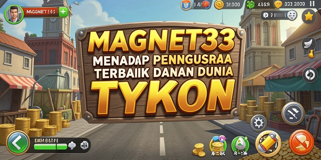 Screenshot utama menunjukkan gameplay Tycoon yang menarik.