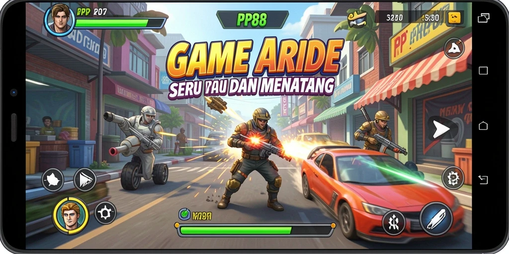 Gameplay seru dari PP88 dengan tantangan Arcade menyenangkan.