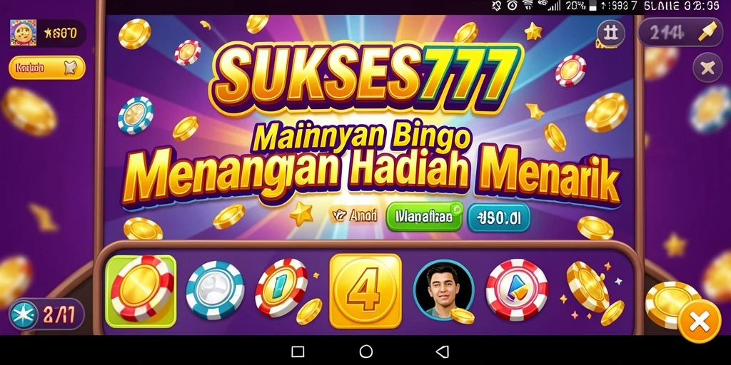 Gameplay menarik Bingo di SUKSES777 dengan hadiah seru.