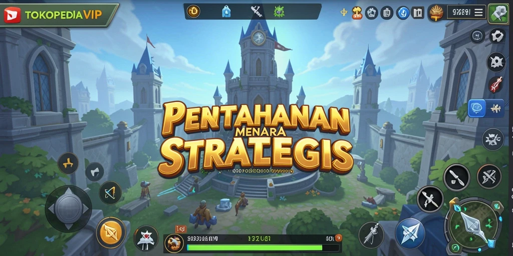 Tampilan gameplay TOKOPEDIAVIP yang intens dan strategis.